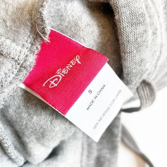 Disney Mickey Mouse Christmas gray cropped hoodie - Picture 3 of 4